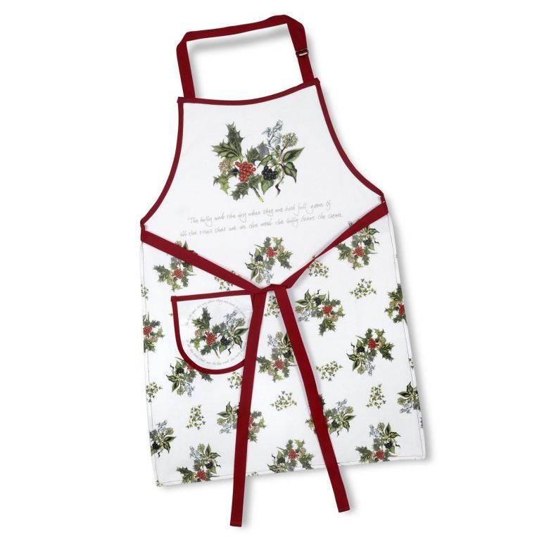 HOLLY AND IVY DRILL APRON